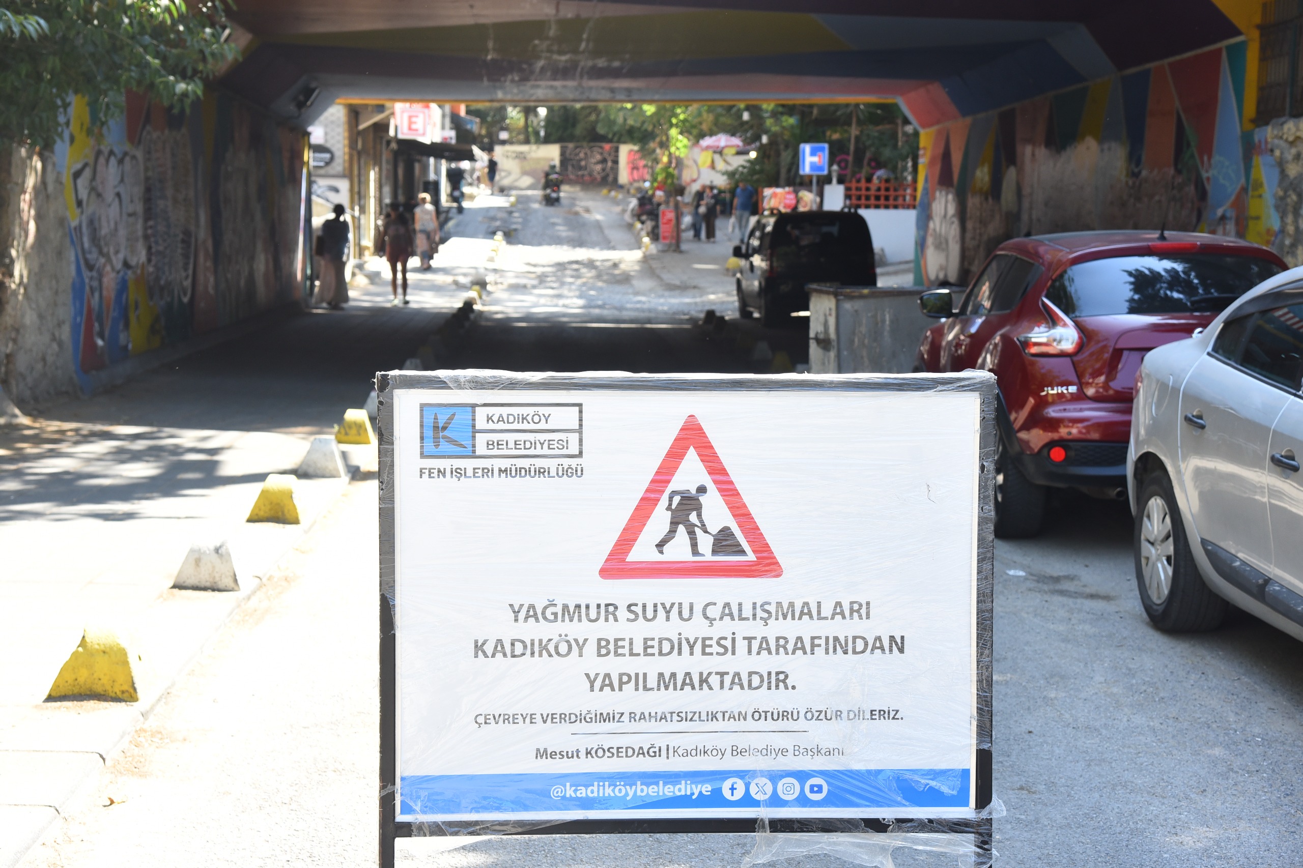 Feneryolu’nda yağmur suyu kanalı çalışmaları başladı